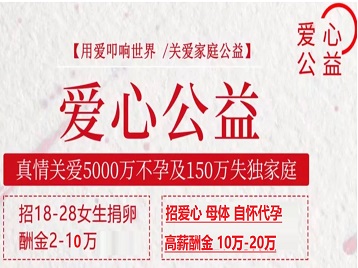 磁县捐卵助孕生子 爱心志愿者招募